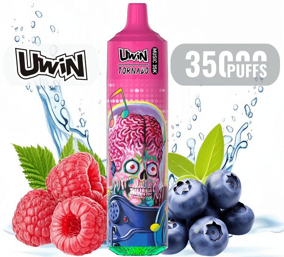 Uwin Tornado Music 35000 Puffs Vape - borovnica malina: nova era dugotrajnog vapinga u Hrvatskoj